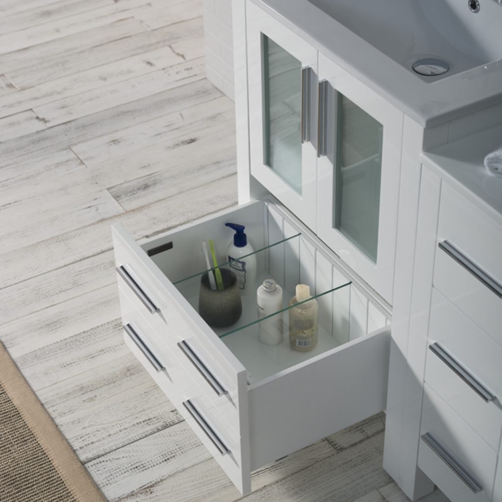 Sydney 36 Inch Vanity with Side Cabinet