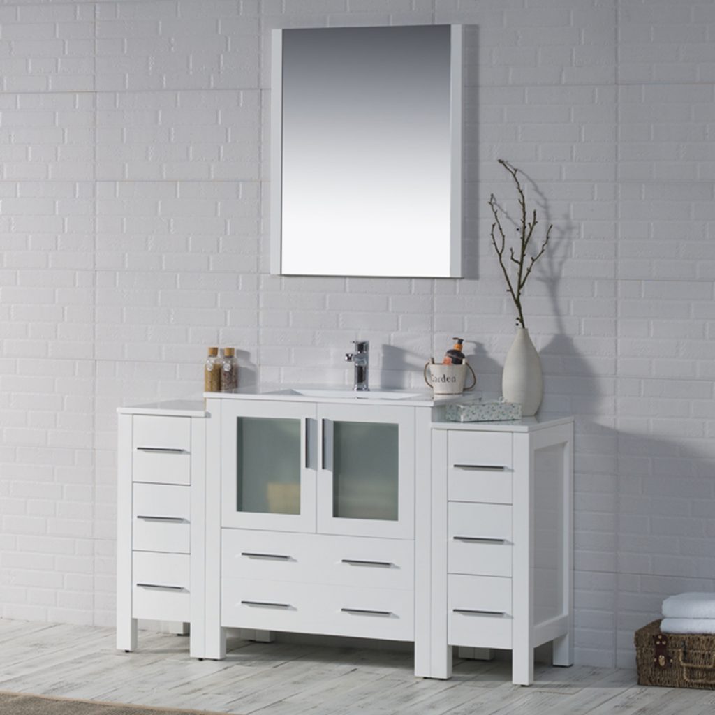 Sydney 54 Inch Vanity with Side Cabinet