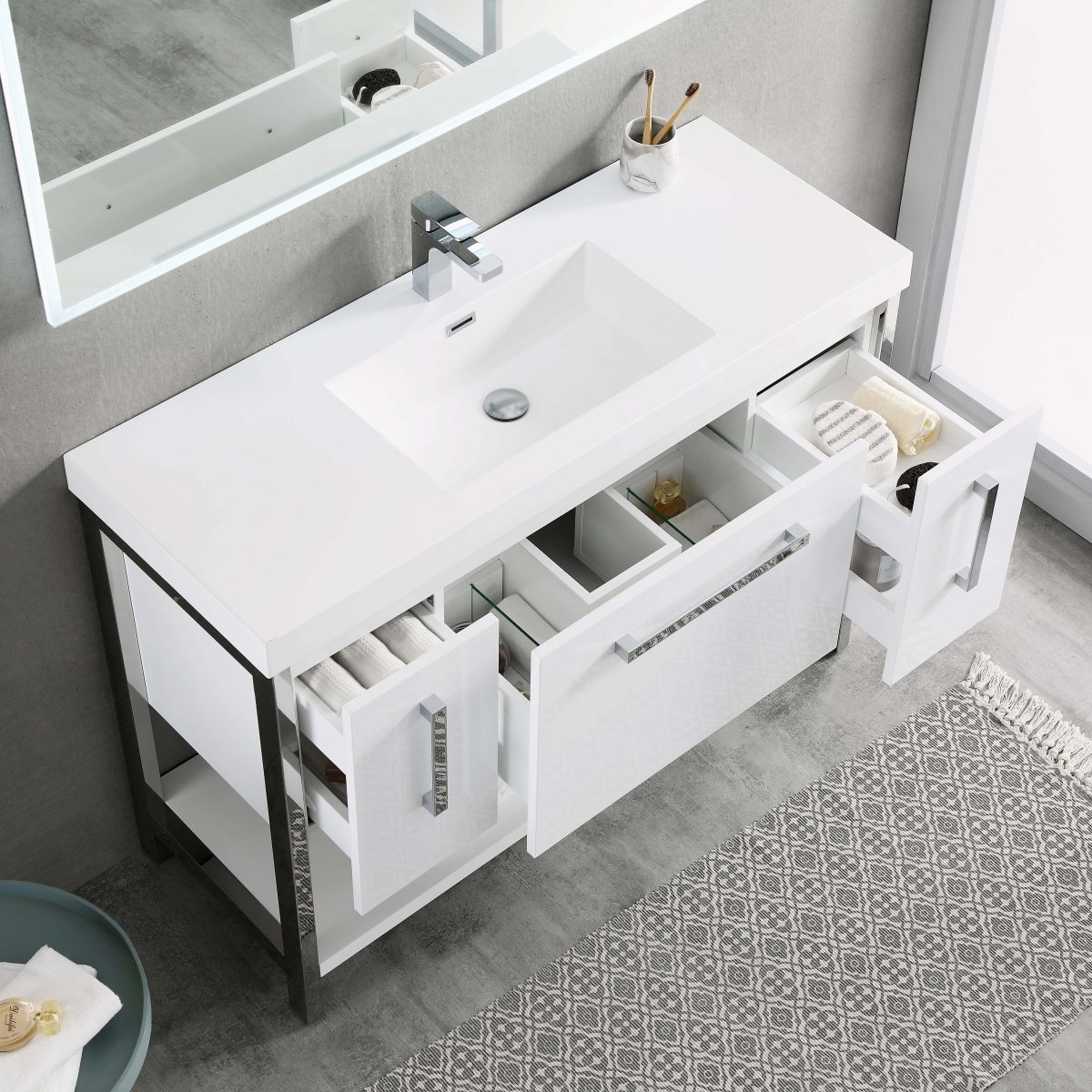 Riga 48 Inch Vanity – Single Sink