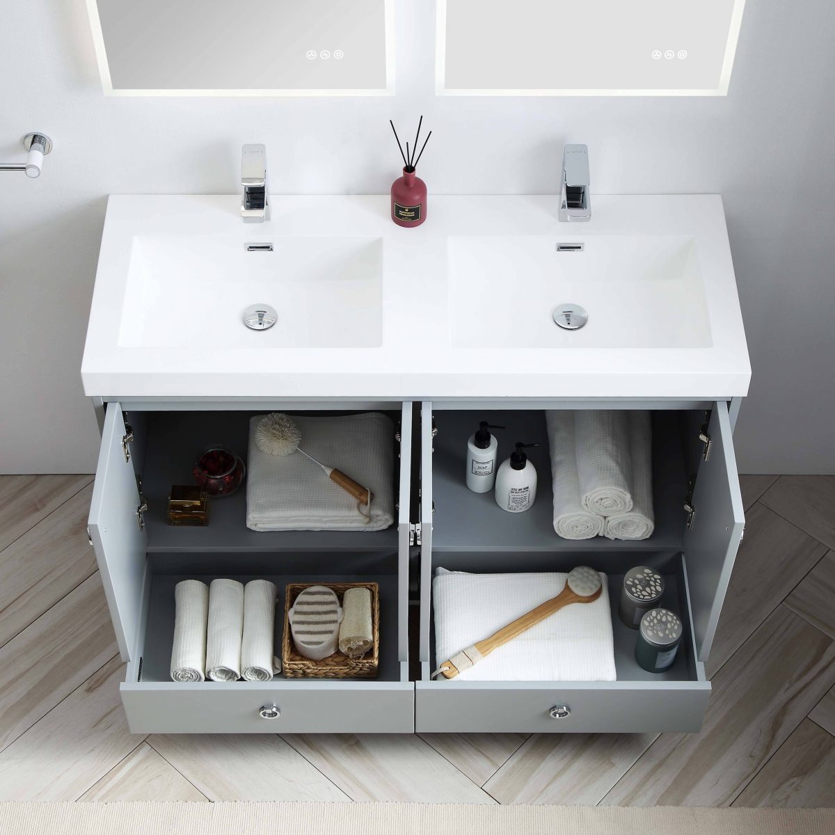 Lyon 48 Inch Vanity – Double Sinks
