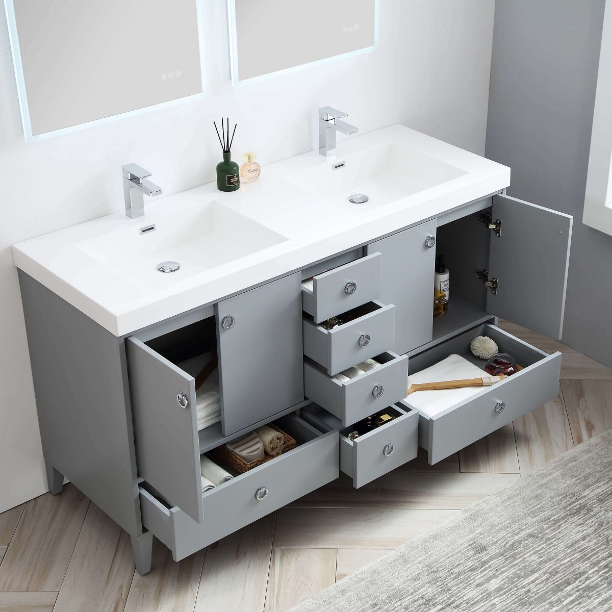 Lyon 60 Inch Vanity