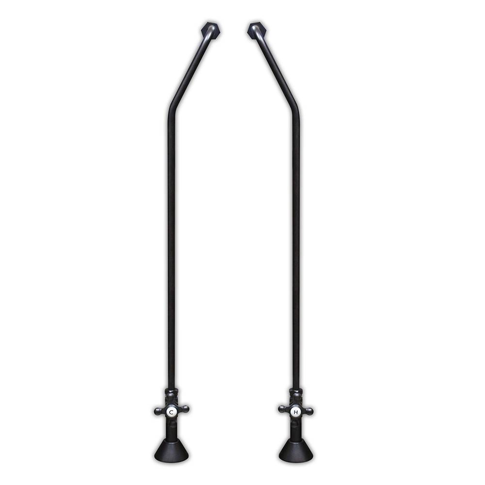 Clawfoot Tub Wall Mount Supply Lines-Oil Rubbed Bronze