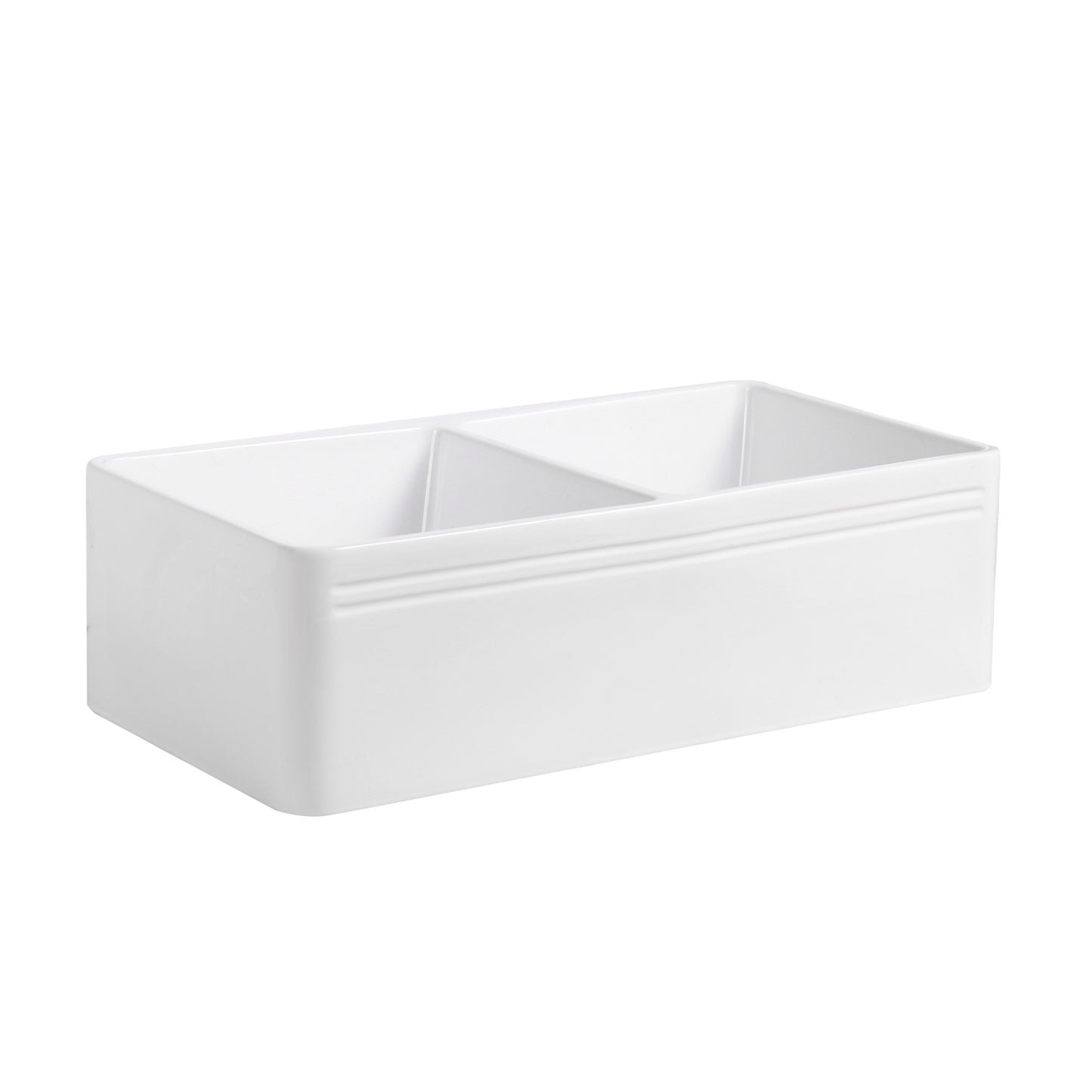 Cermona 33" L x 18" W Farmhouse Double Sinks