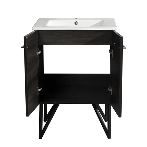 Annecy 24" Bathroom Vanity in Black Walnut - SM-BV222