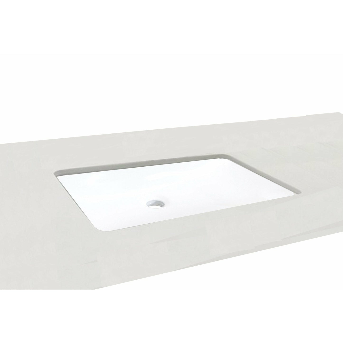 Aegean 20 in. Oval White Finish Ceramic Undermount Vanity Sink