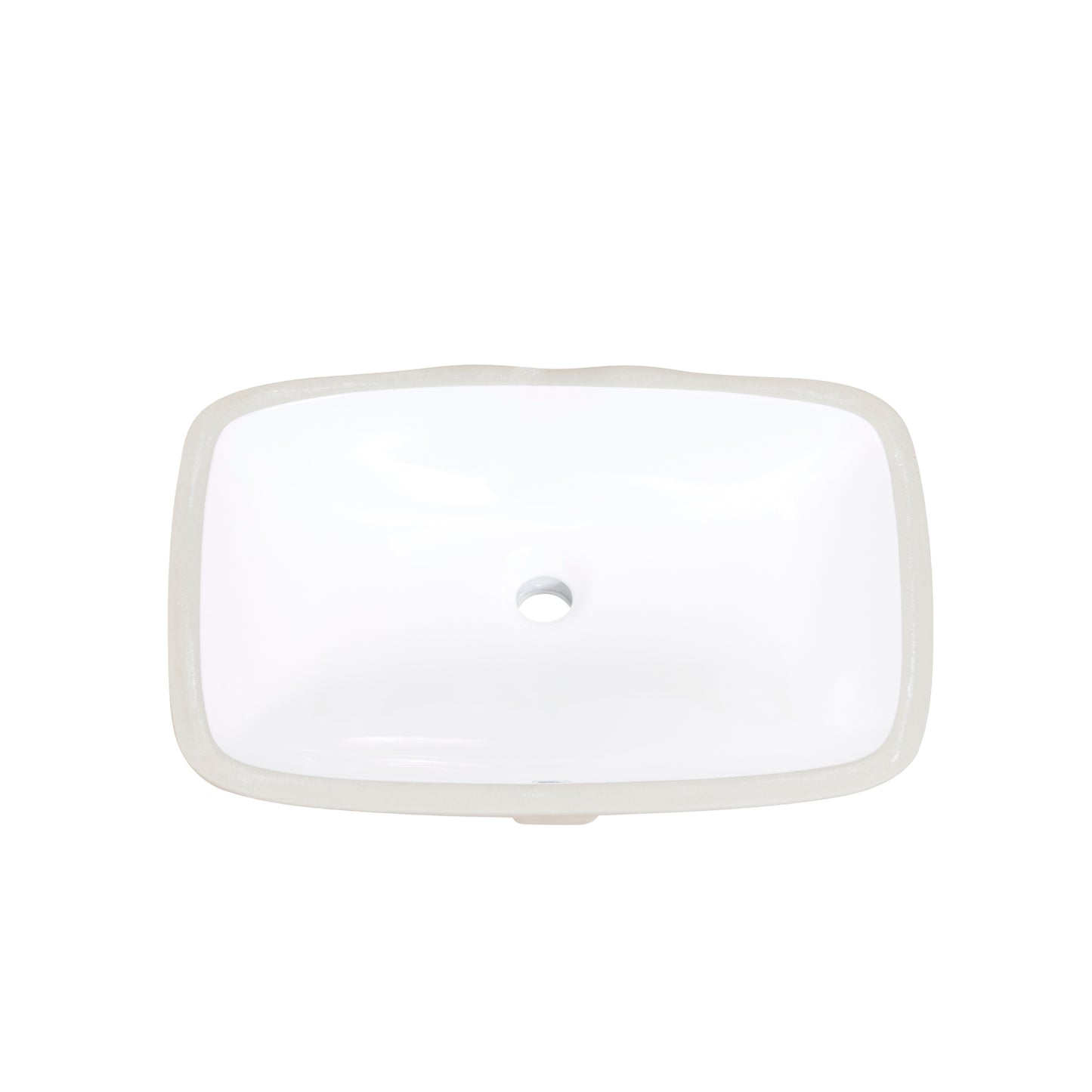 Aegean 20 in. Oval White Finish Ceramic Undermount Vanity Sink