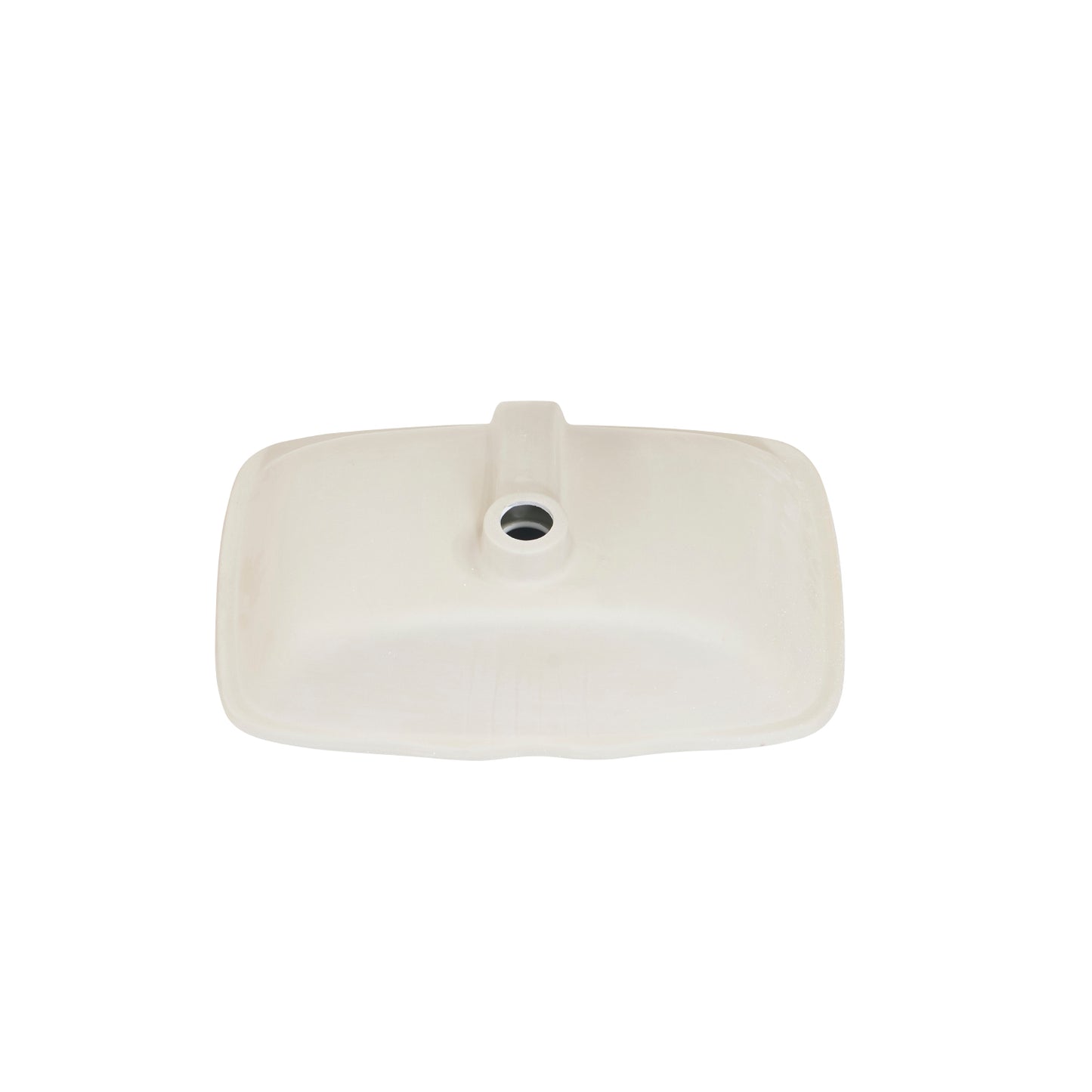 Aegean 20 in. Oval White Finish Ceramic Undermount Vanity Sink