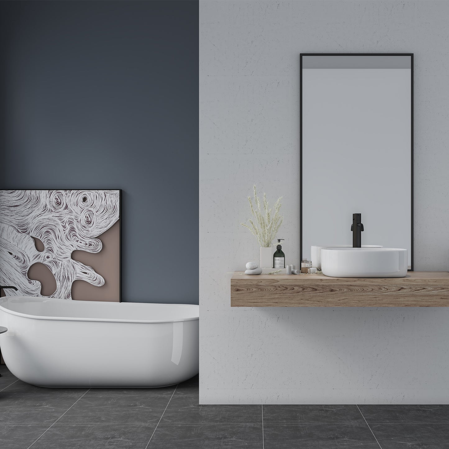 Zion 16 in. Square White Finish Ceramic Bathroom Vanity Sink