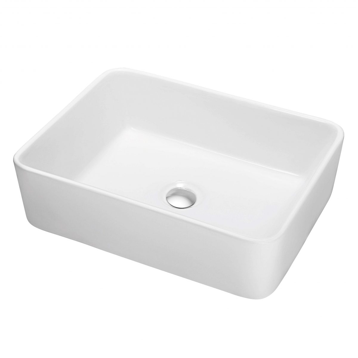 Vessel Ceramic Basin 19″ x 15″ Rectangular