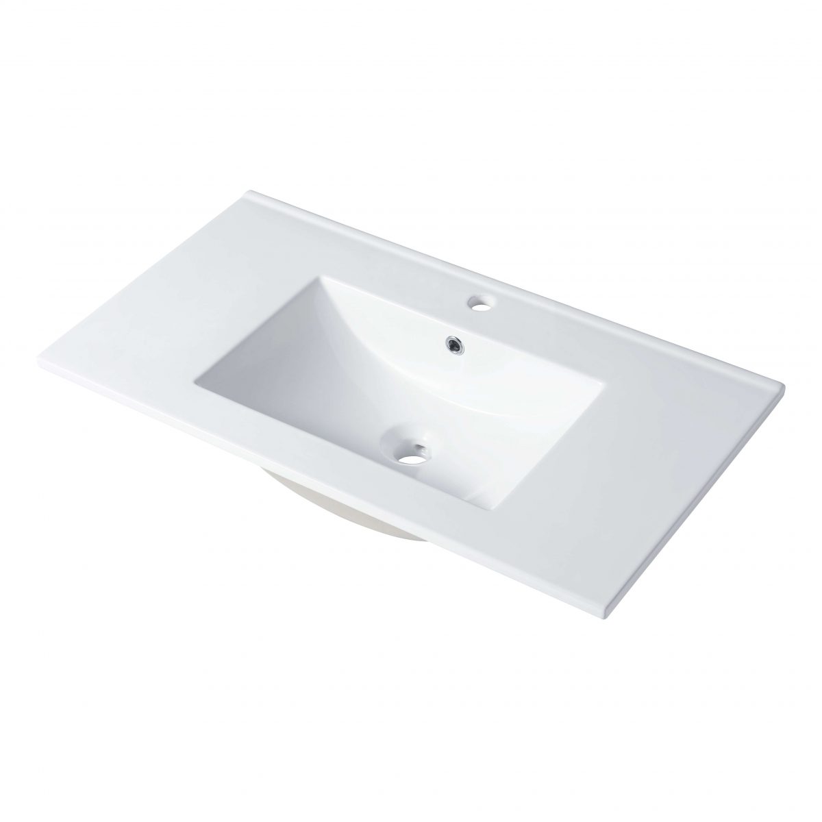Ceramic Basin 36″ x 18″ Top-Mount Rectangular – C04 3618