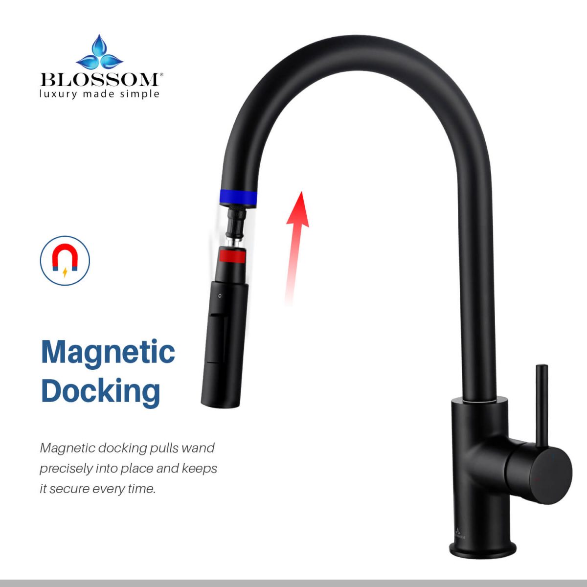 Single Handle Pull Down Kitchen Faucet – F01 206
