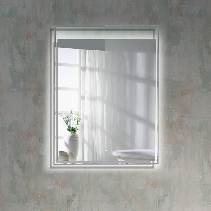 Alpha 24 Inch LED Illuminated Backlit Mirror