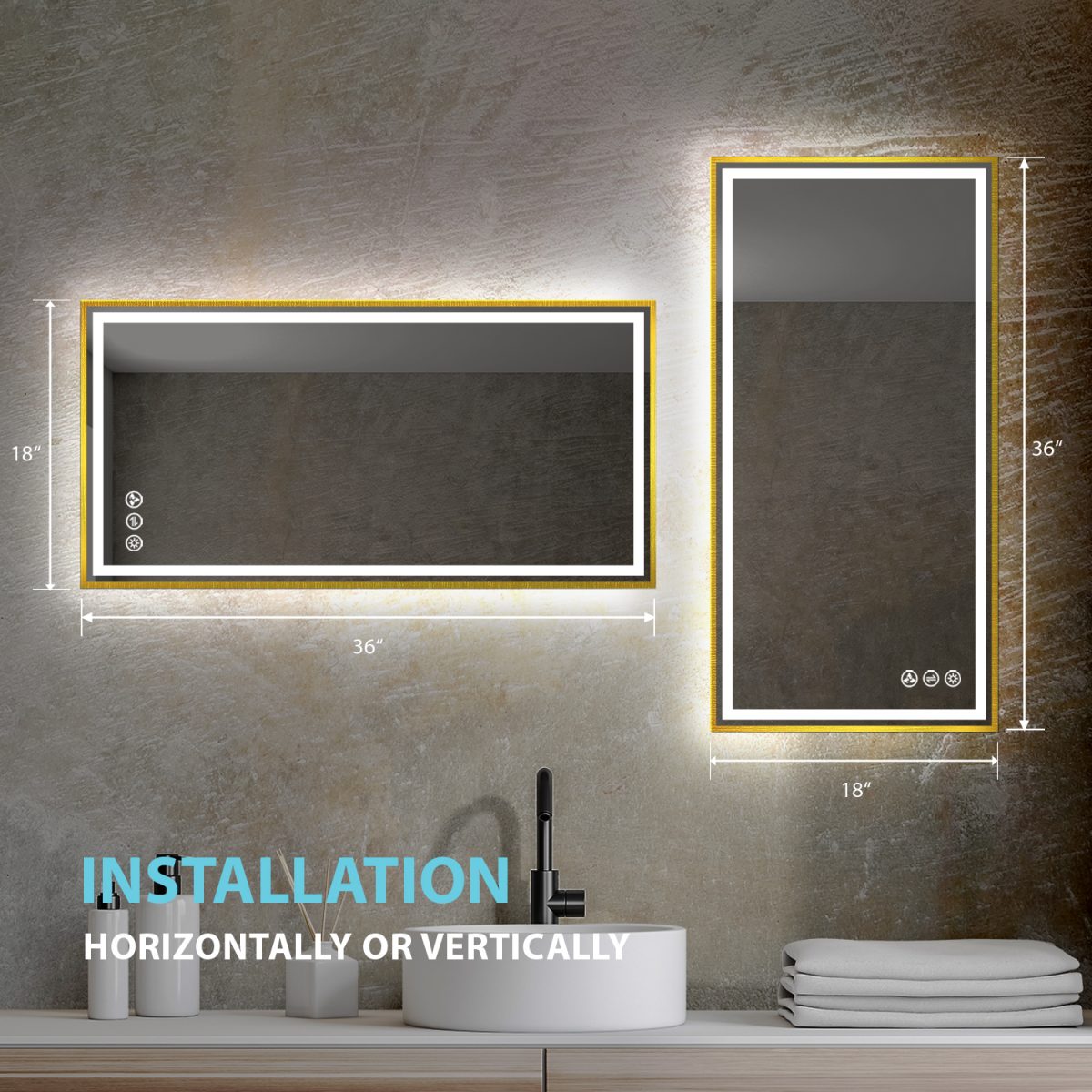 Stellar 18 Inch LED Mirror