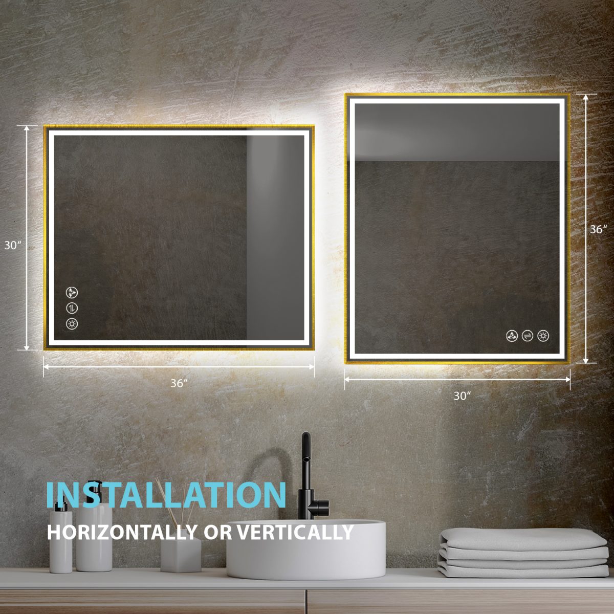 Stellar 30 Inch LED Mirror