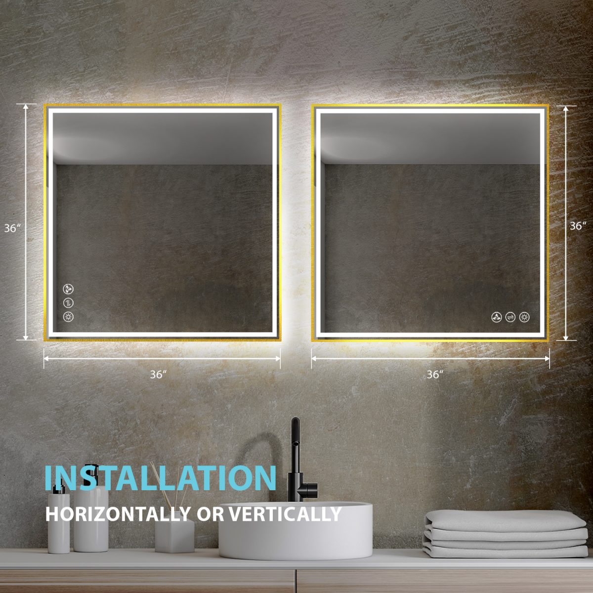 Stellar 36 Inch LED Mirror