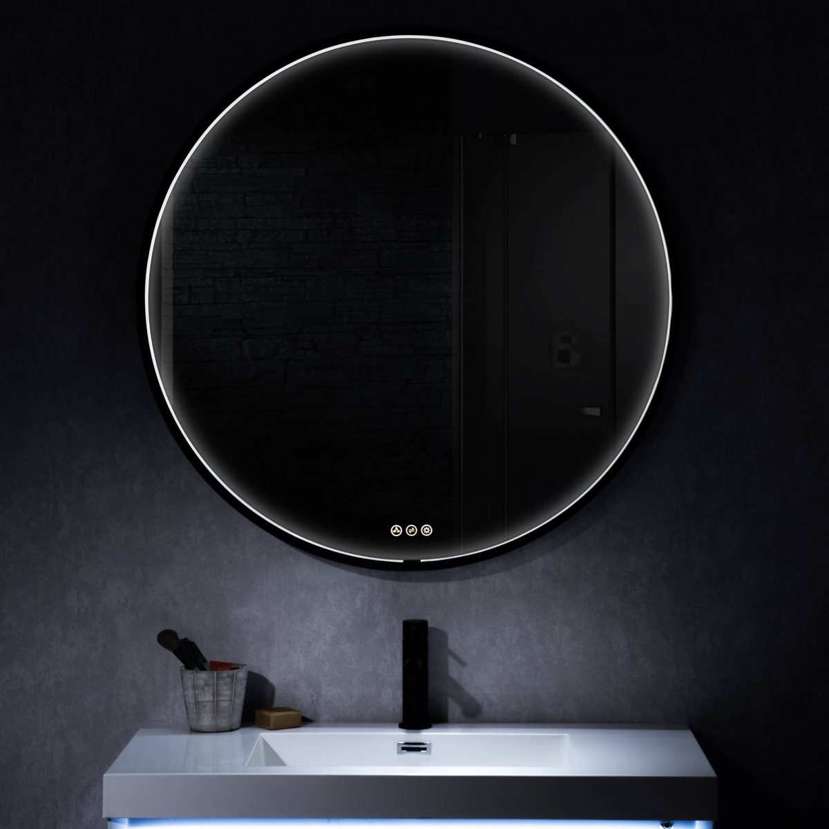 Oskar 36 Inch Round LED Mirror