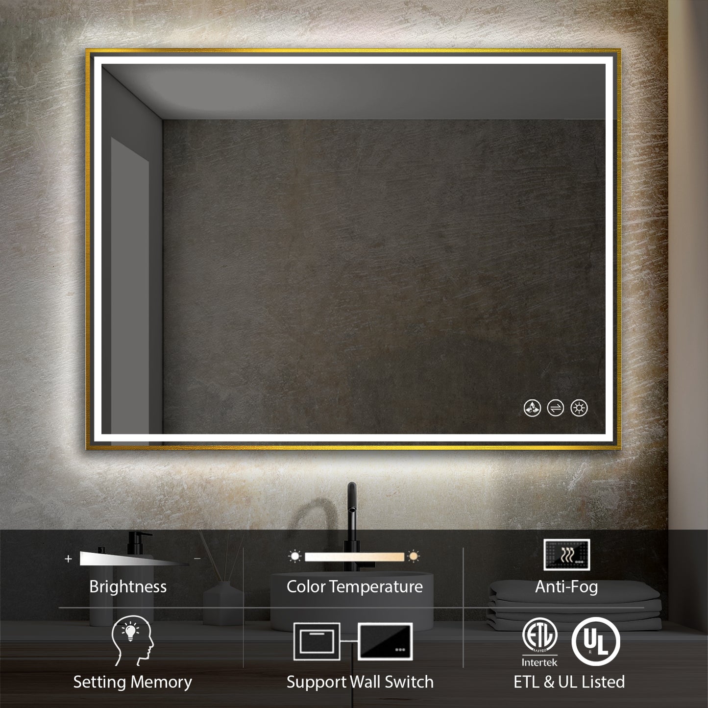 Stellar 48 Inch LED Mirror
