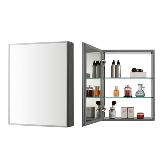 Aluminum Medicine Cabinet with Mirror – MC8 1620