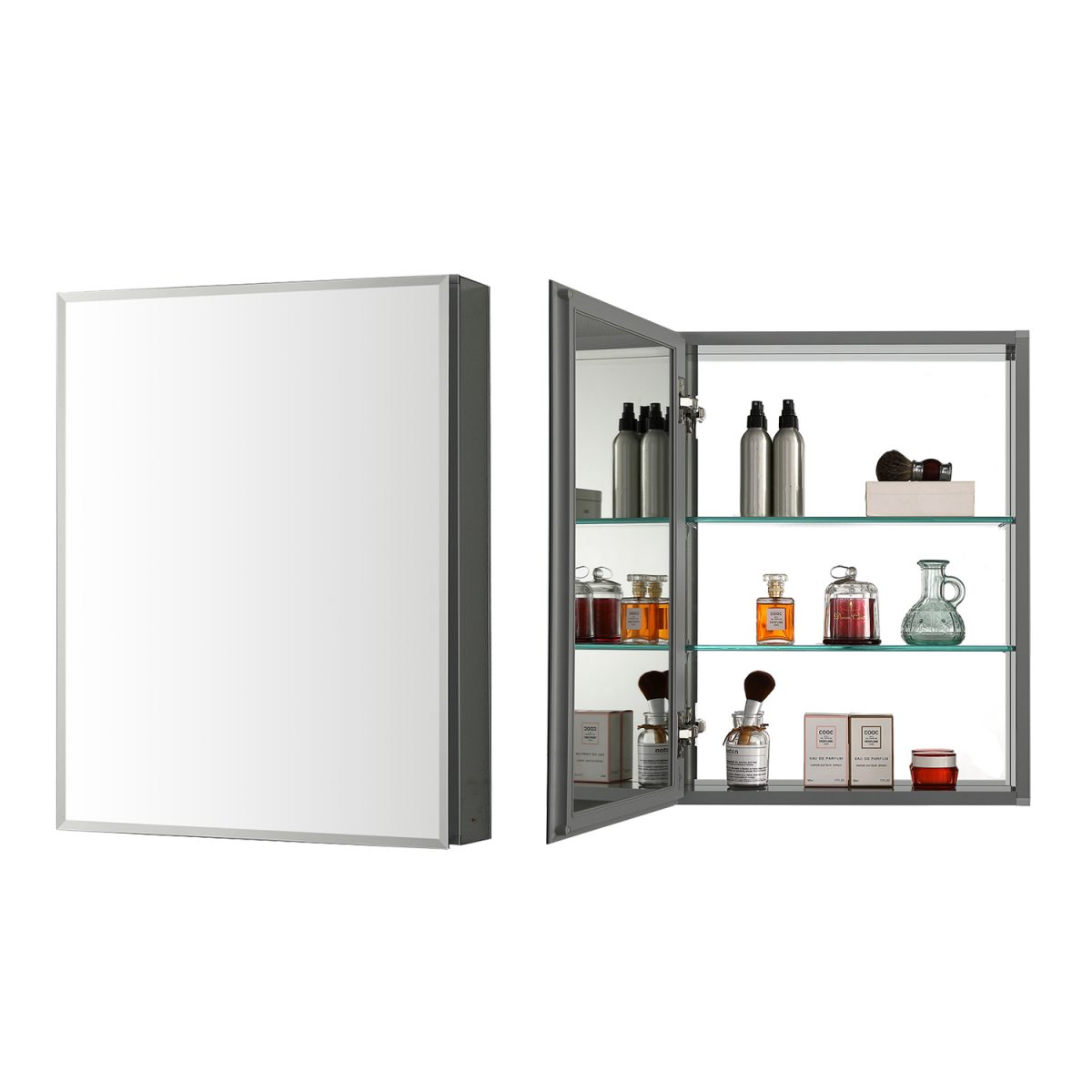 Aluminum Medicine Cabinet with Mirror – MC8 2026