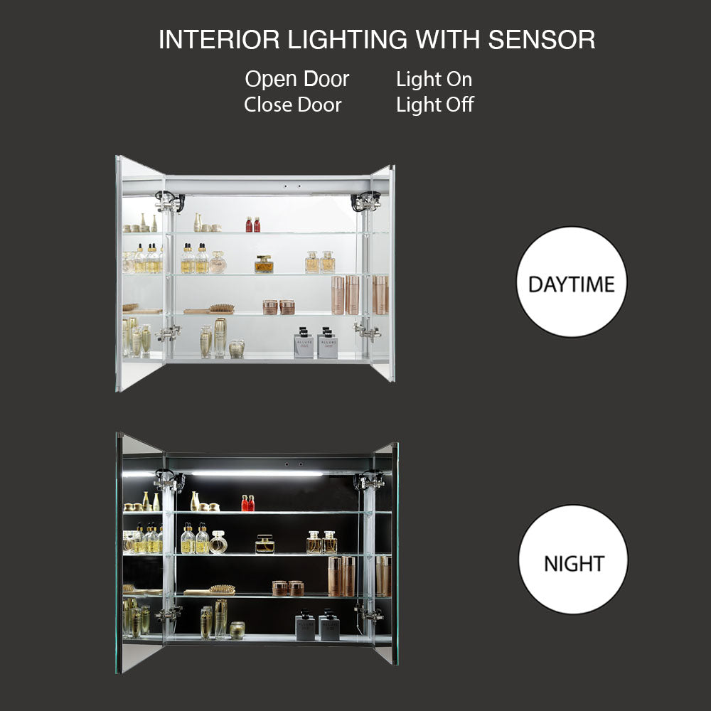 Vega – 36 Inches LED Medicine Cabinet