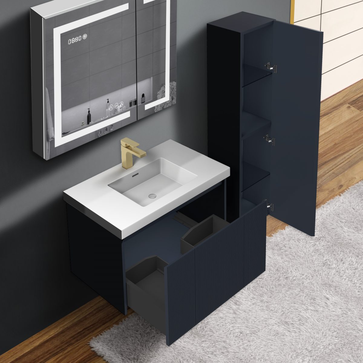 Positano 12″ Side Cabinet