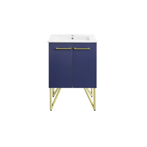 Annecy 24" Bathroom Vanity in Navy Blue - SM-BV212NB