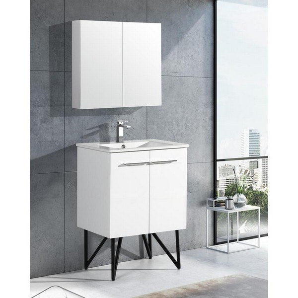 Annecy 24" Bathroom Vanity in White - SM-BV212
