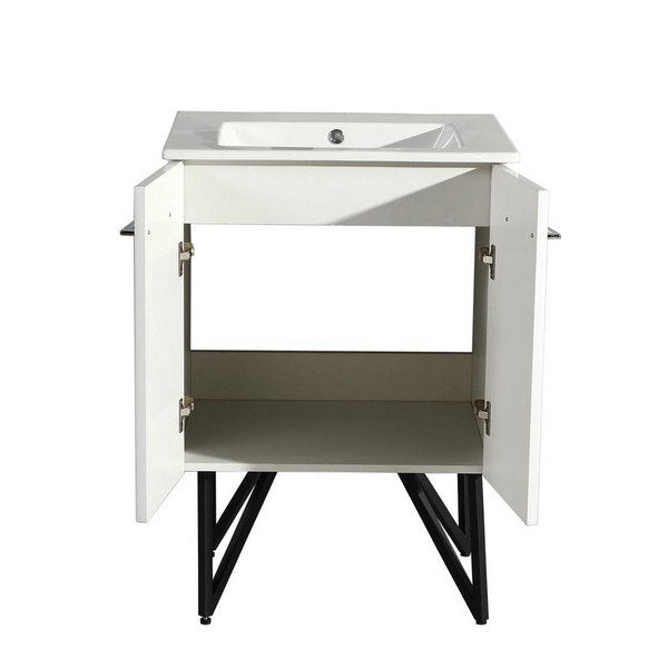 Annecy 24" Bathroom Vanity in White - SM-BV212