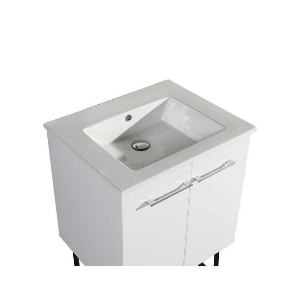Annecy 24" Bathroom Vanity in White - SM-BV212
