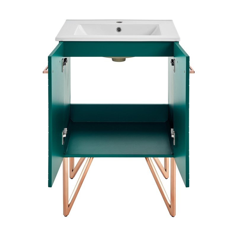 Annecy 24" Bathroom Vanity in Barracuda Teal - SM-BV253T