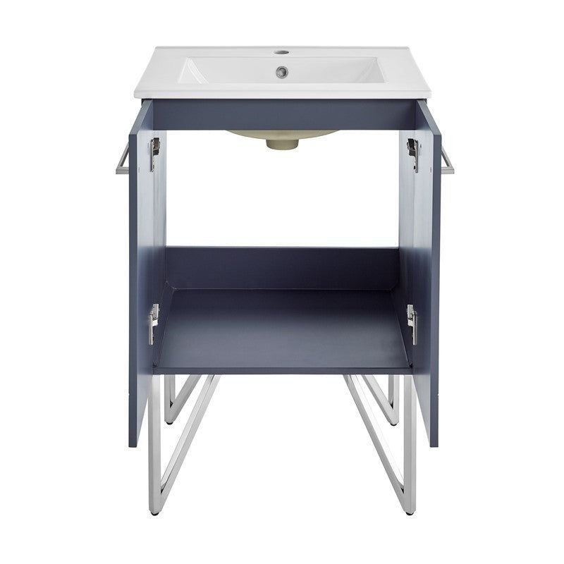 Annecy 24" Bathroom Vanity in Cinder Purple - SM-BV258E