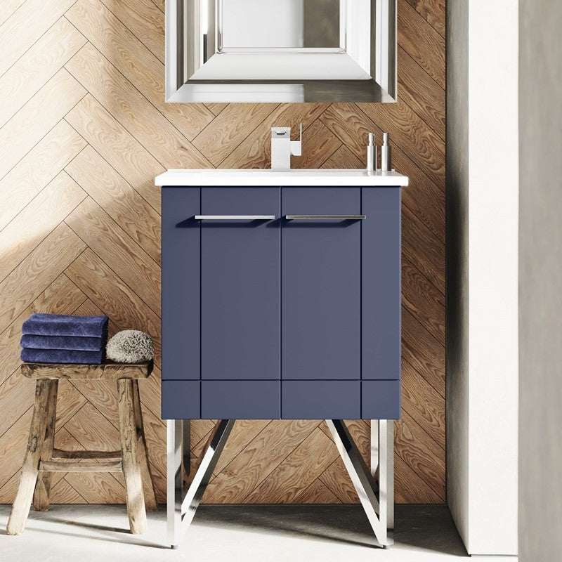 Annecy 24" Bathroom Vanity in Cinder Purple - SM-BV258E