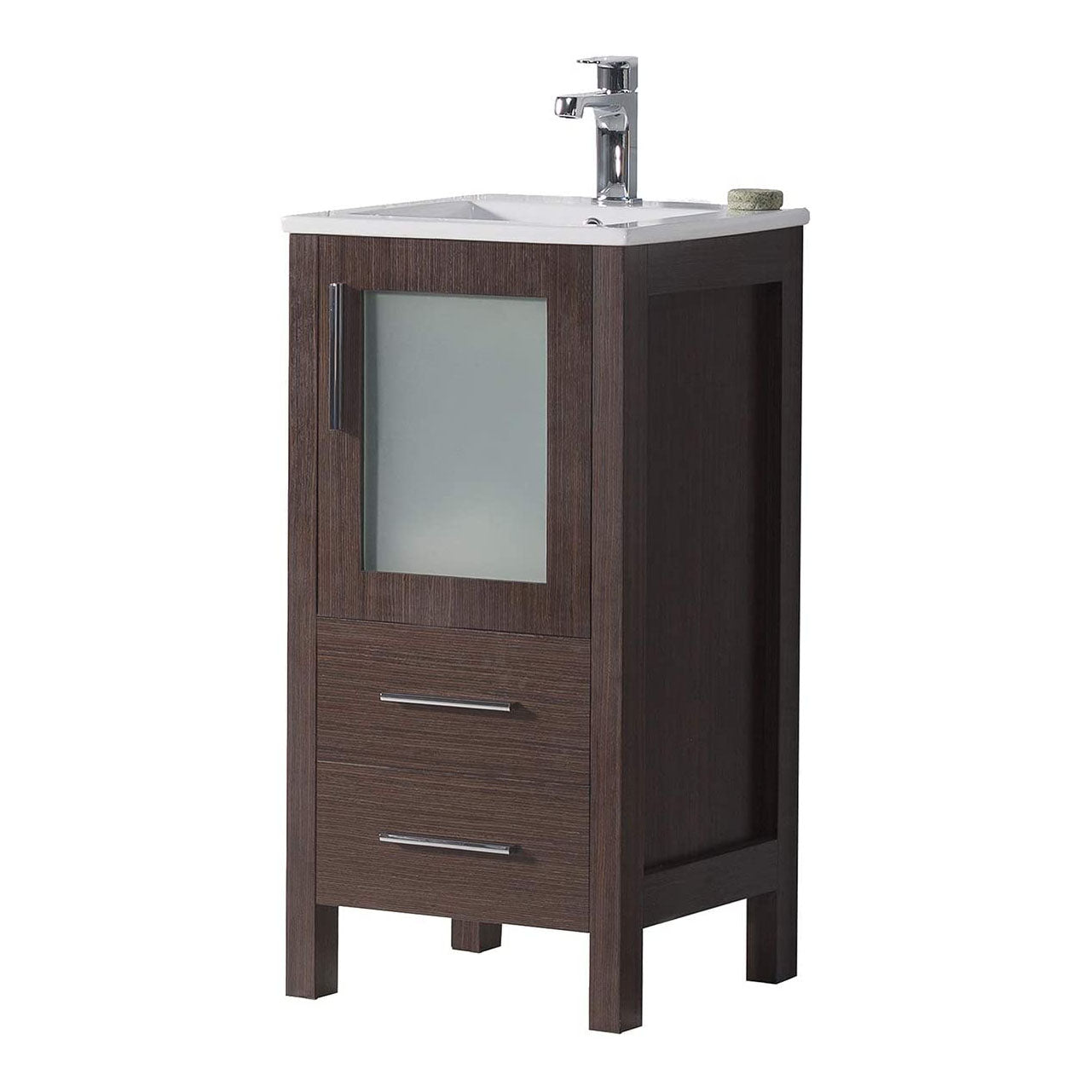 16 Inch Vanity Base Only - Wenge
