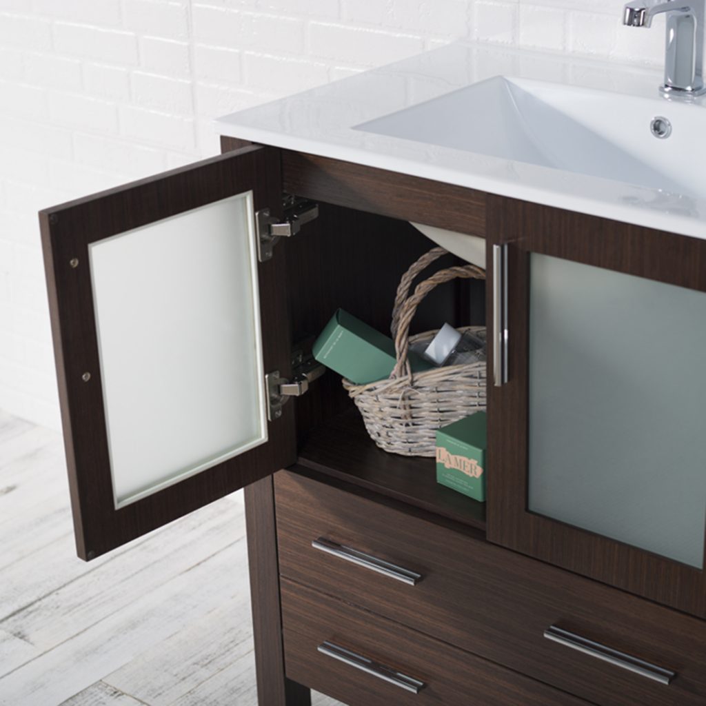 Sydney 42 Inch Vanity with Side Cabinet