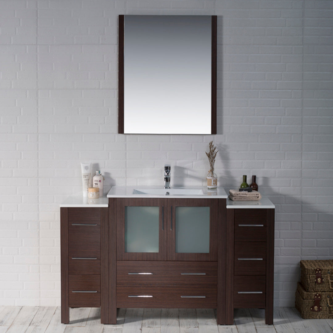 Sydney 54 Inch Vanity with Side Cabinet