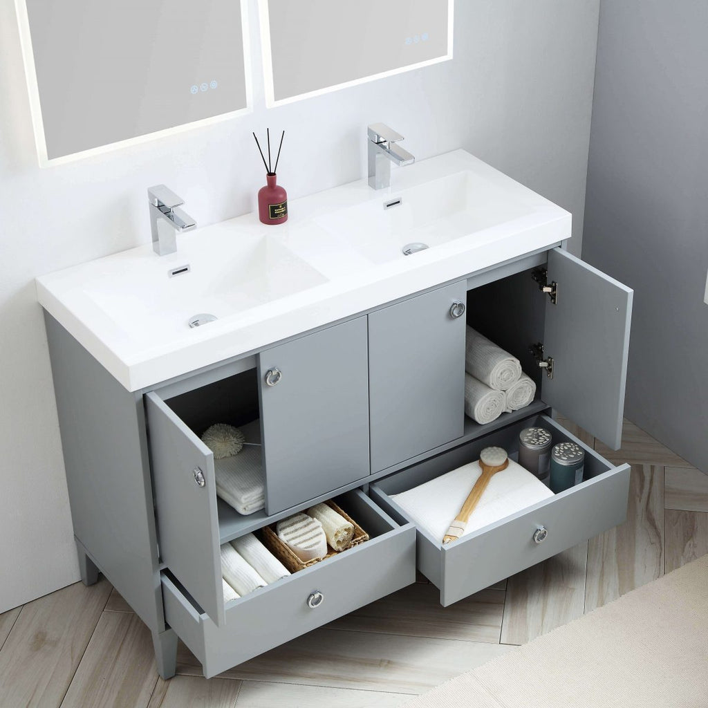 Lyon 48 Inch Vanity – Double Sinks