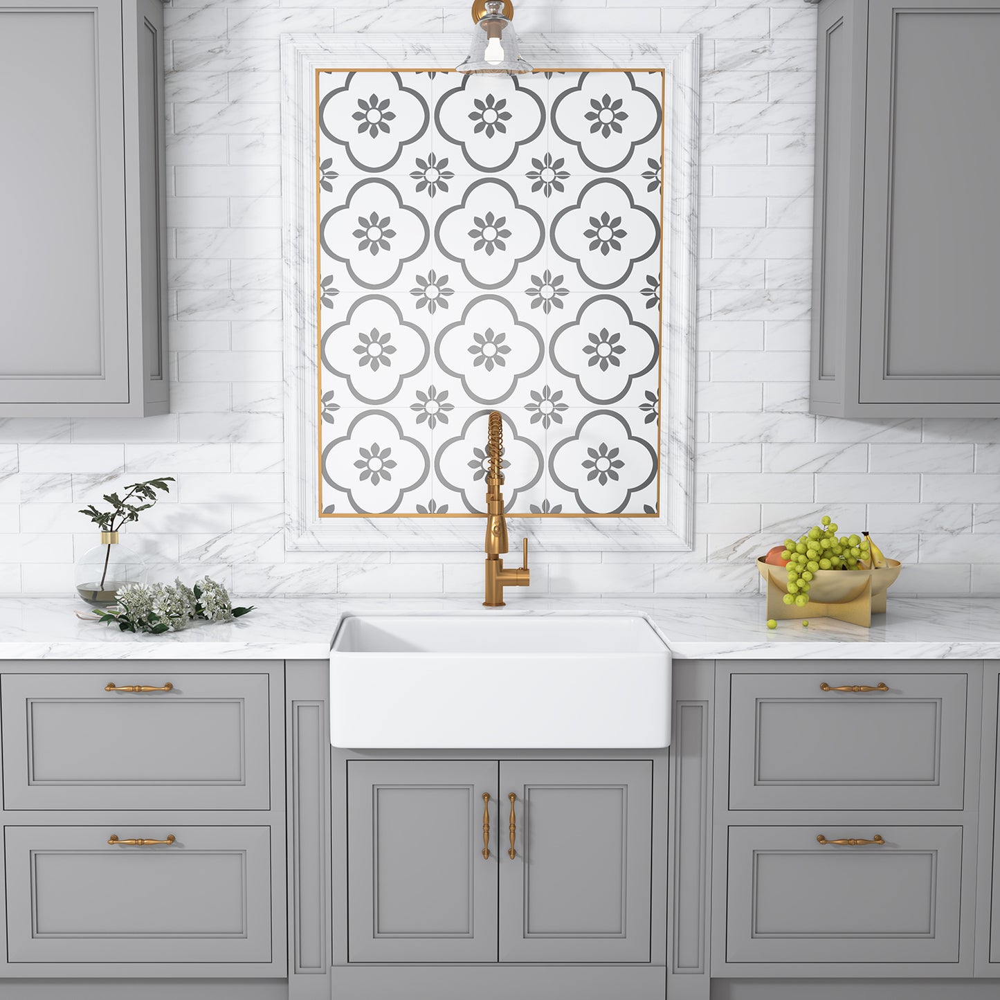 Treviso Glossy White Ceramic Rectangular 30" L x 19.7" W Vessel Bathroom Sink