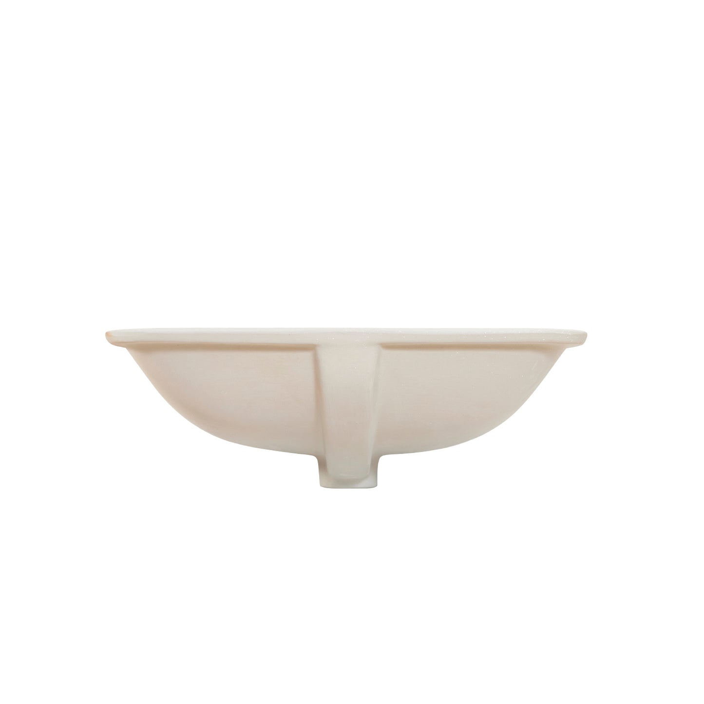 Aegean 20 in. Oval White Finish Ceramic Undermount Vanity Sink