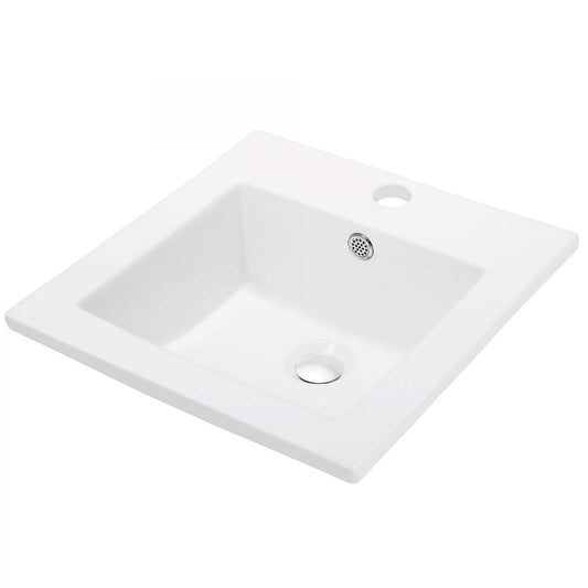 Ceramic Basin 16″ X 16″ Top-Mount Square