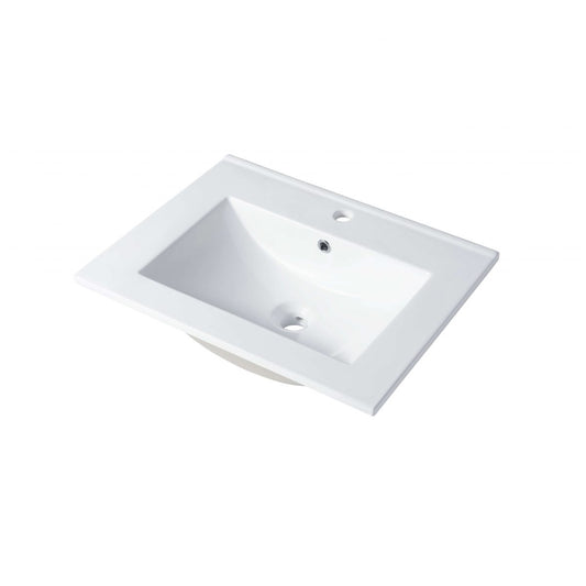 Ceramic Basin 20″ X 18″ Top-Mount Square