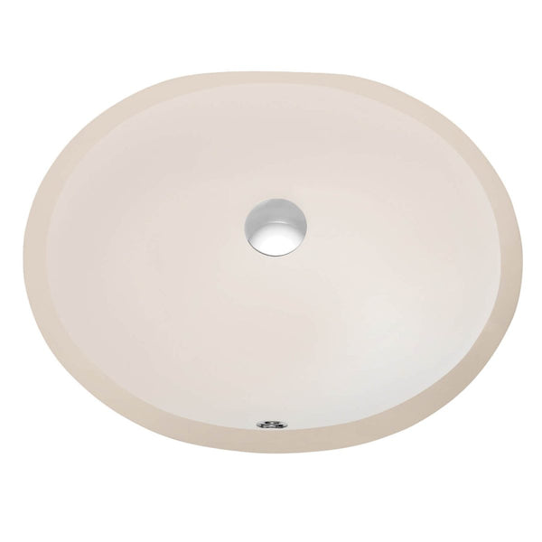 Undercounter Basin -Biscuit 17″ X 14″ Oval – C09 1714B