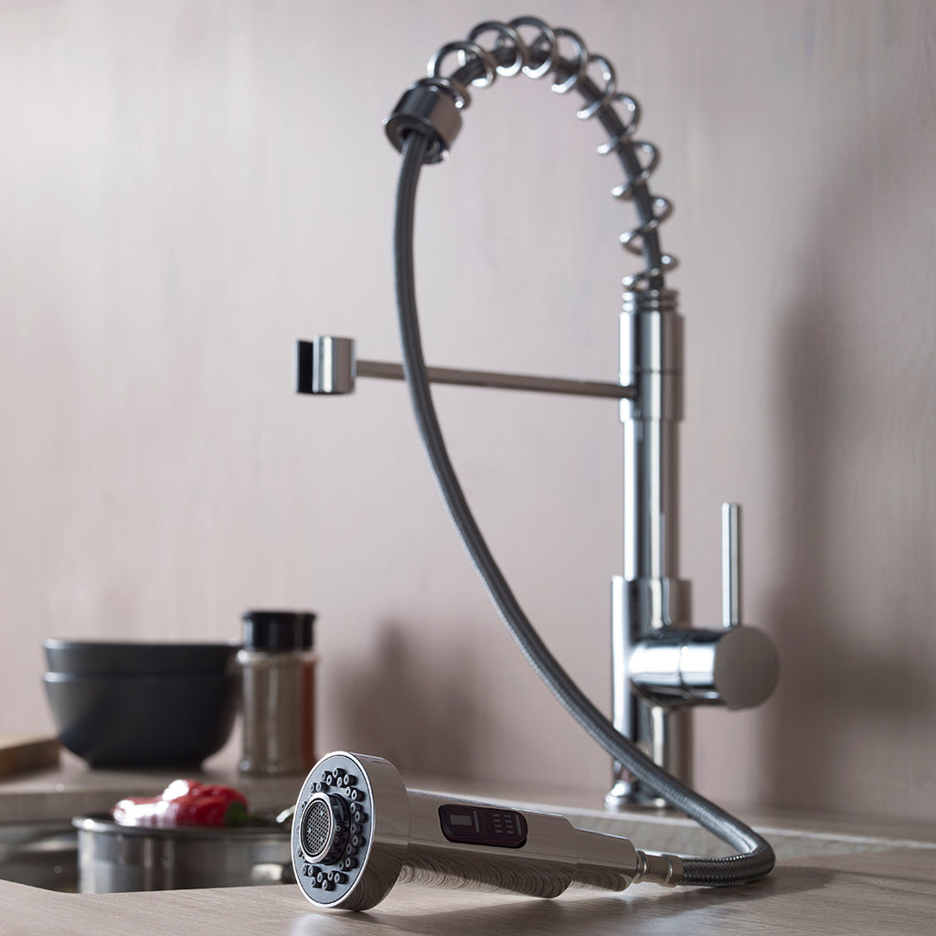 Single Handle Pull Out Kitchen Faucet – F01 205