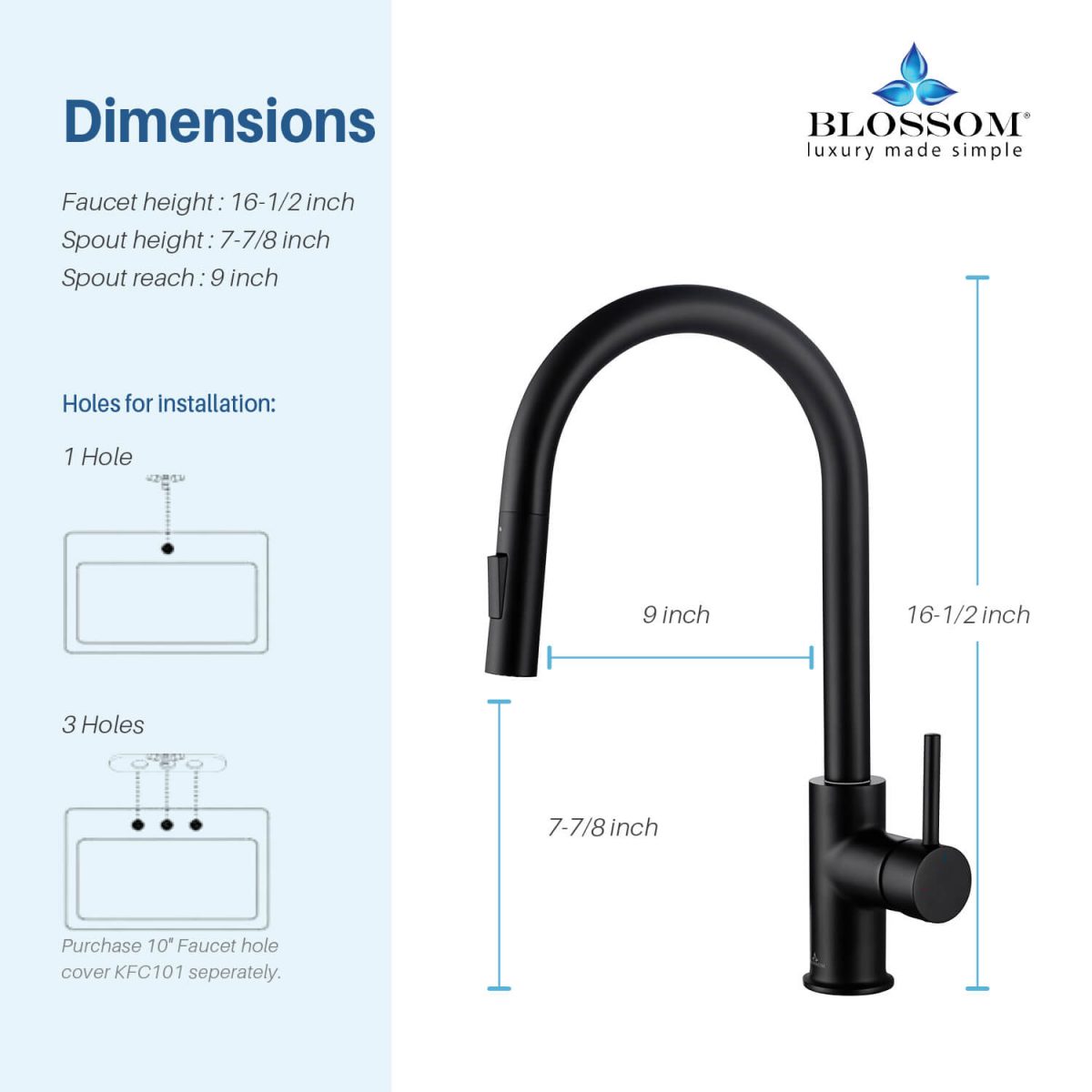 Single Handle Pull Down Kitchen Faucet – F01 206