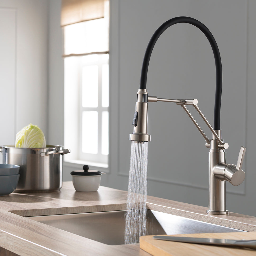 Single Handle Pull Out Kitchen Faucet – F01 208