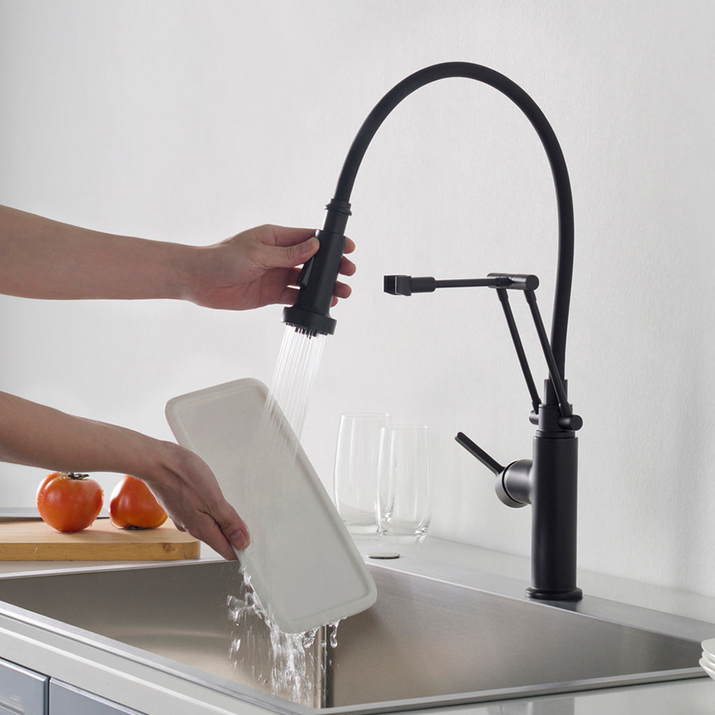 Single Handle Pull Out Kitchen Faucet – F01 208