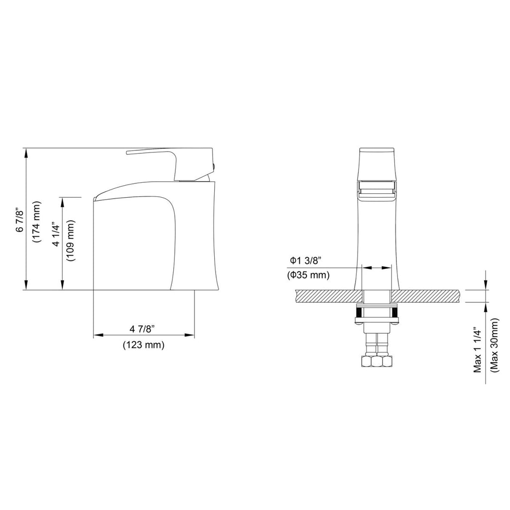 Single Handle Lavatory Faucet – F01 301