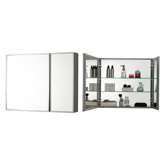 Aluminum Medicine Cabinet with Mirror – MC8 3026